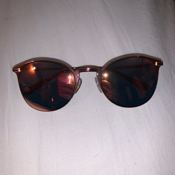 Accessories - rose gold reflective unglasses